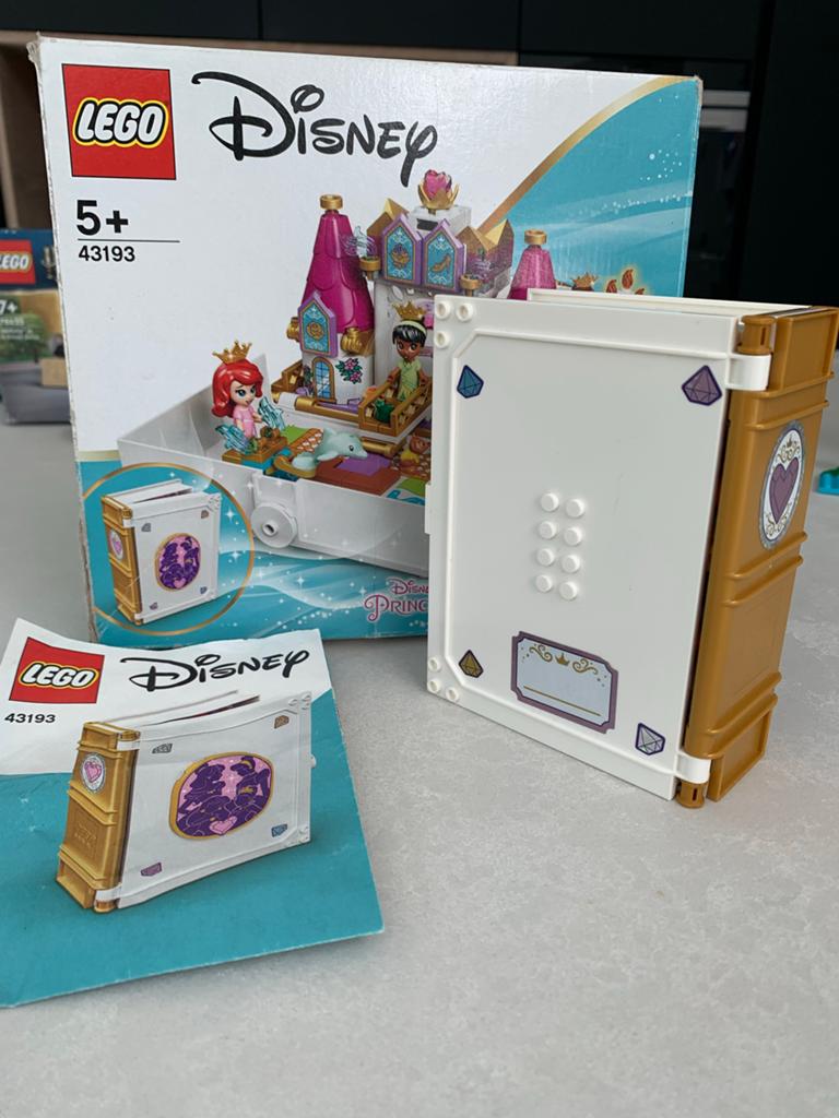 LEGO Disney Ariël, Belle, Assepoester en Tiana's Verhalenboe, Ophalen, Lego, Zo goed als nieuw, Compleet