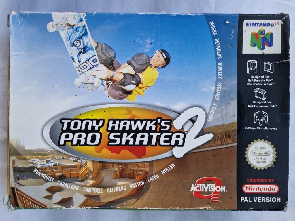 TONY HAWK'S pro skater 2 ukv, Gebruikt, 1 speler, Racen en Vliegen, Ophalen of Verzenden