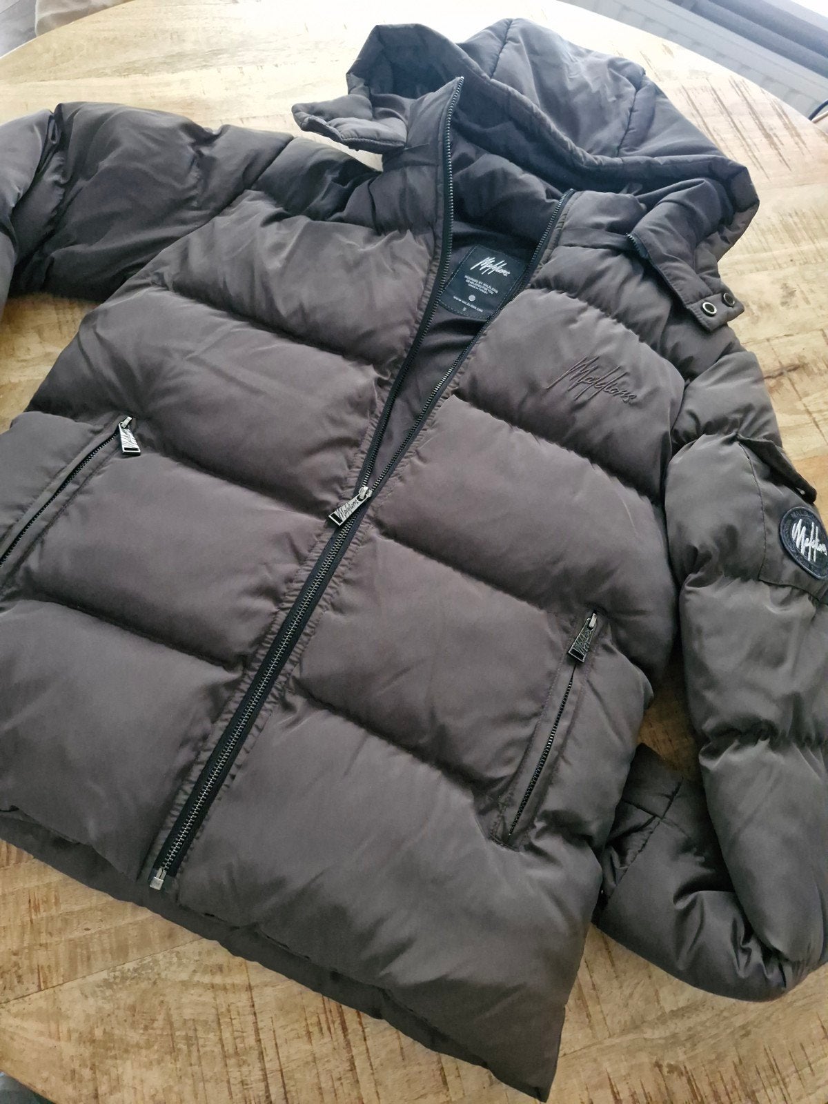 Malelions winterjas maat S, Ophalen, Zo goed als nieuw, Grijs, Malelions