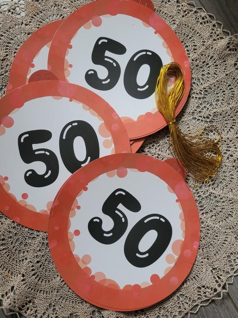 50 jaar slinger party, Ophalen of Verzenden, Versiering, Geboorte of Huwelijk