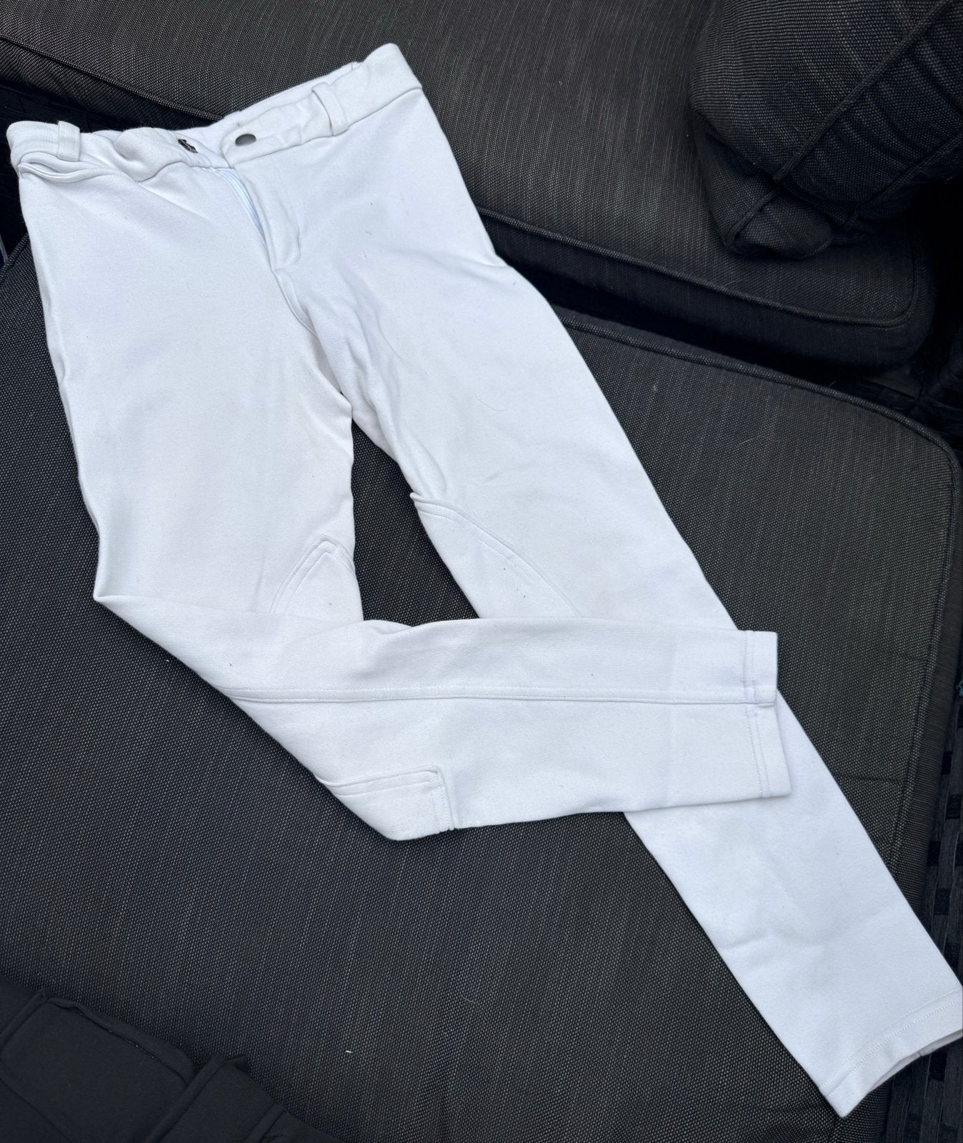 Witte paardrijbroek maat 145, Ophalen of Verzenden, Zo goed als nieuw, Dressuur, Onderkleding