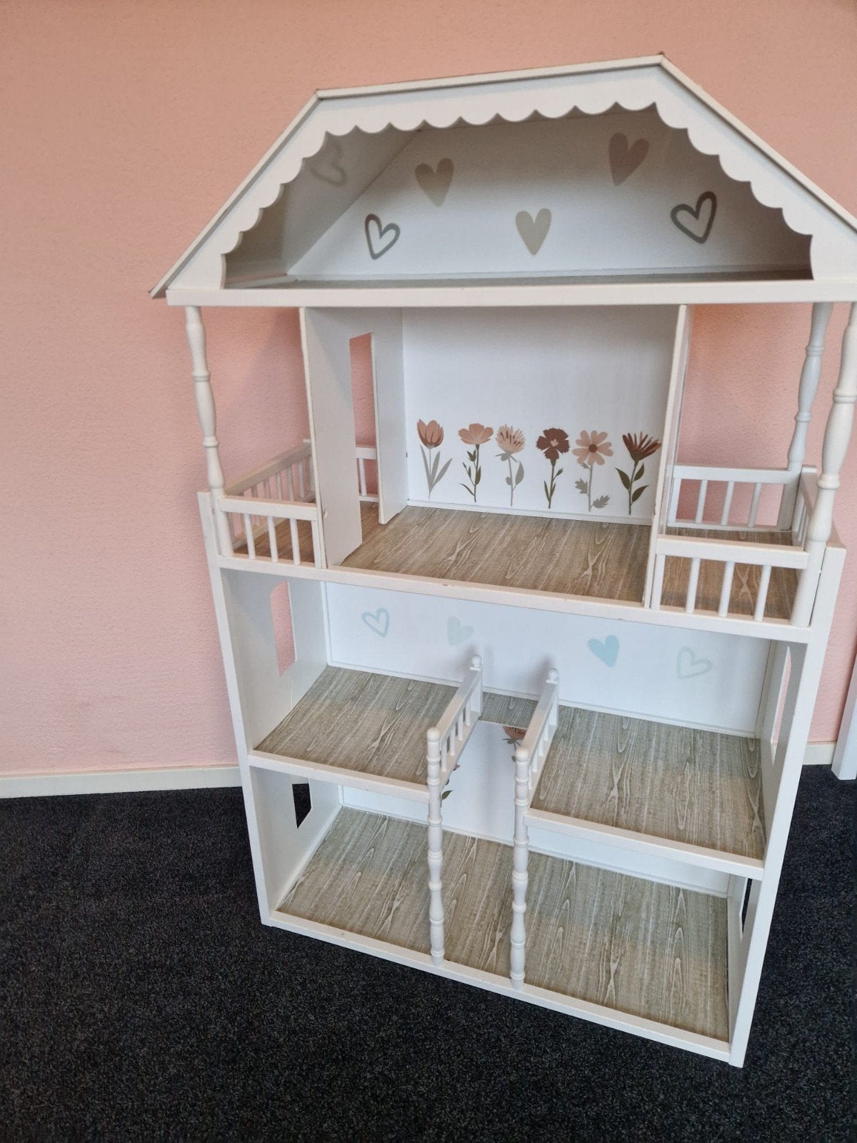 Kidcraft poppenhuis inrichting, barbie, auto, paard, scooter, Ophalen, Gebruikt, Poppenhuis