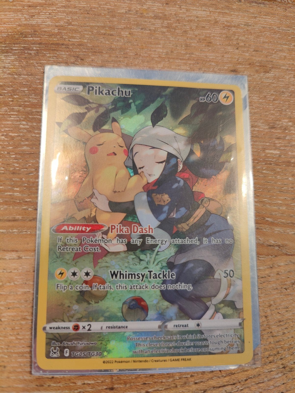 Pikachu TG05/TG30 Pokémon Kaart - Zo goed als nieuw, Ophalen of Verzenden, Zo goed als nieuw, Losse kaart