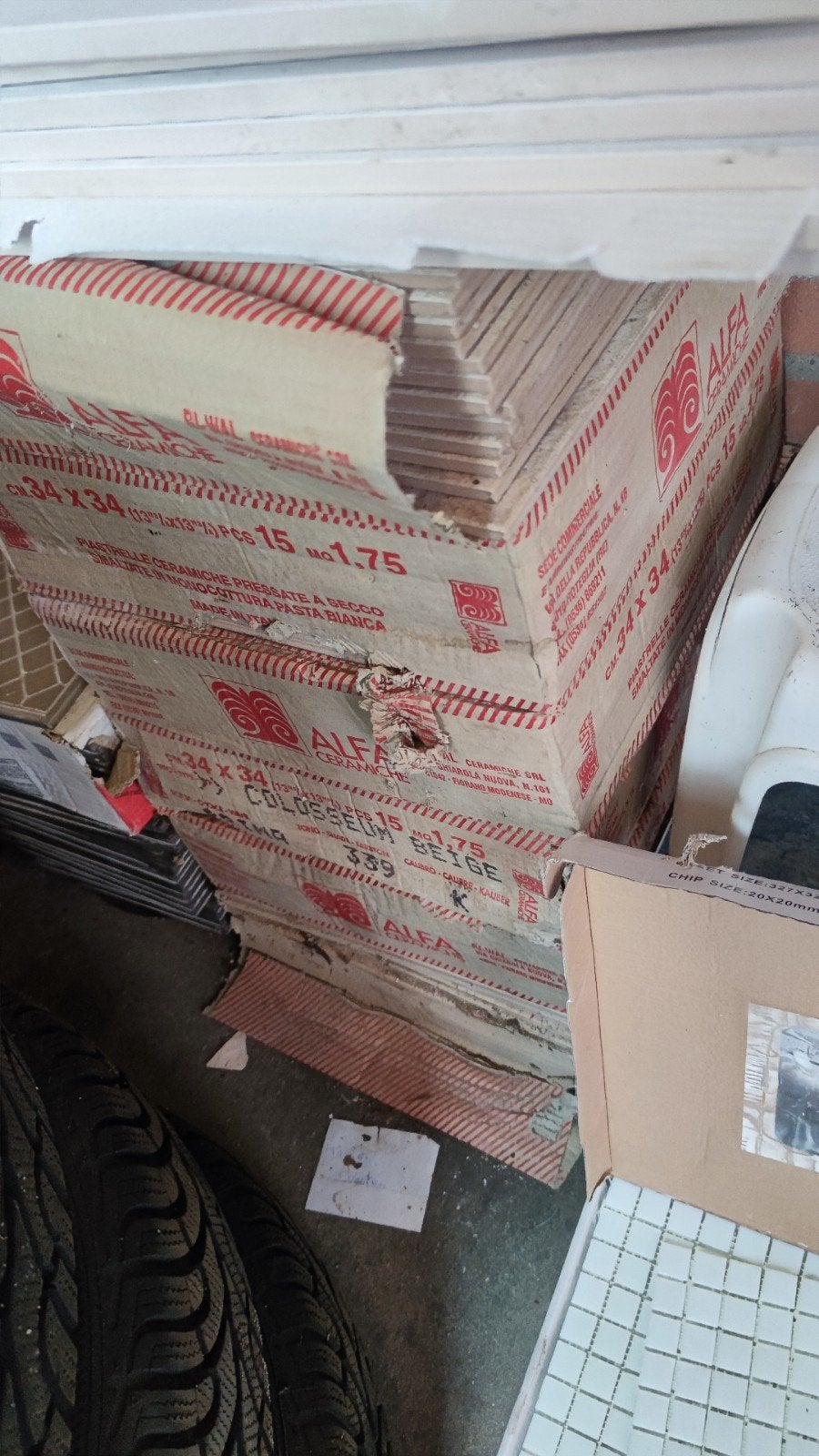 Gratis ophalen partij tegels, Ophalen, Nieuw, Minder dan 20 cm, Minder dan 5 m²