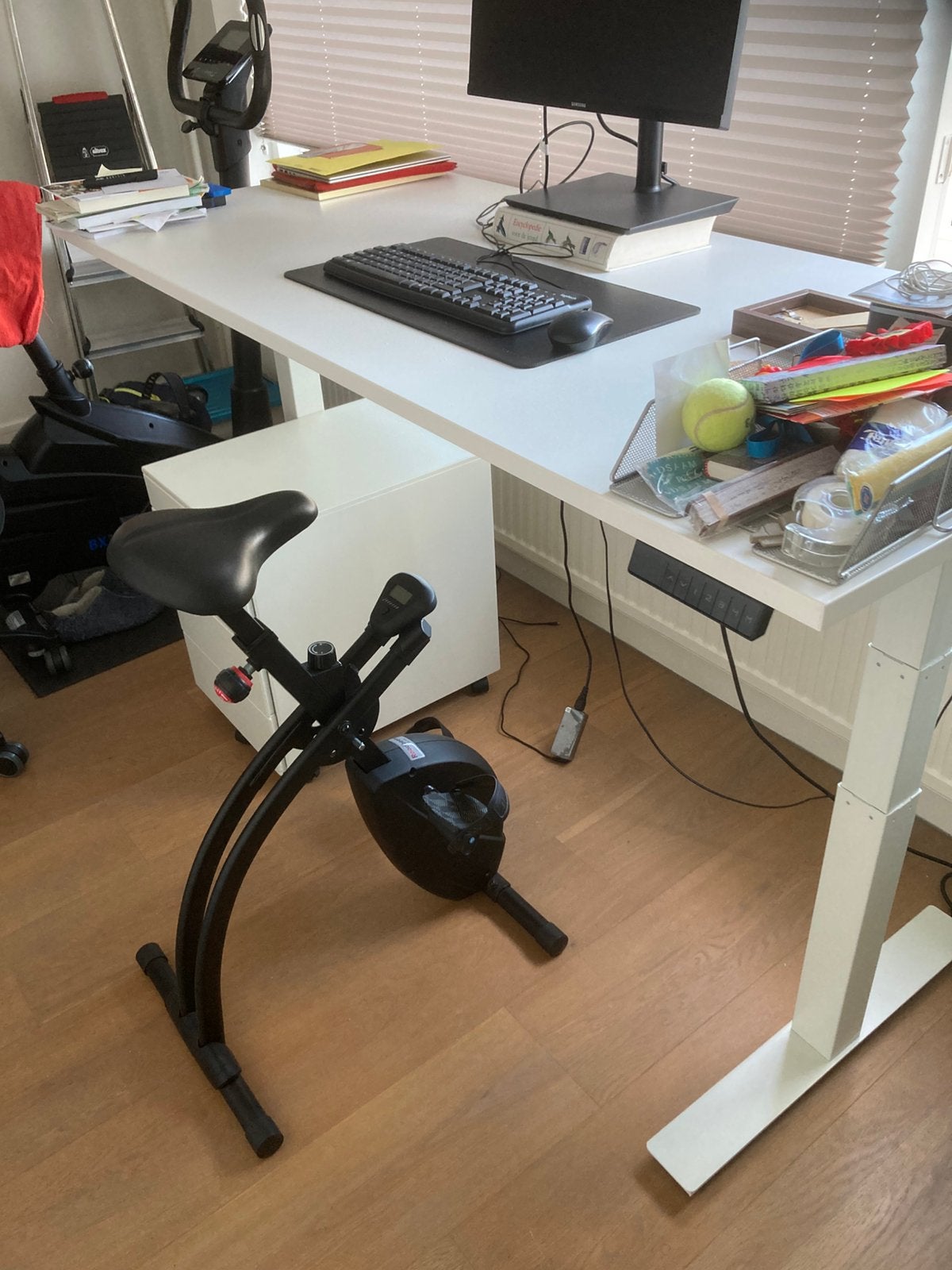 Bureaufiets, Sport en Fitness, Fitnessapparatuur, Ophalen, Gebruikt, Metaal, Stoelfiets