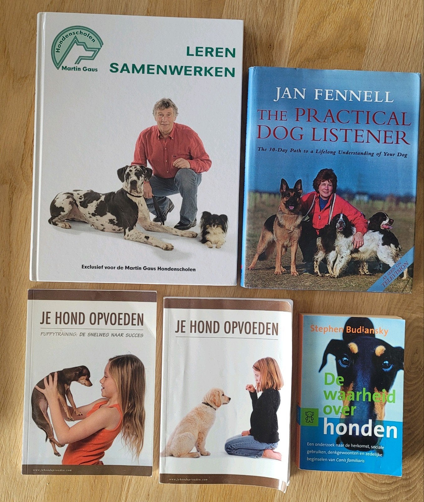 5 boeken over honden opvoeden en gedrag, Ophalen of Verzenden