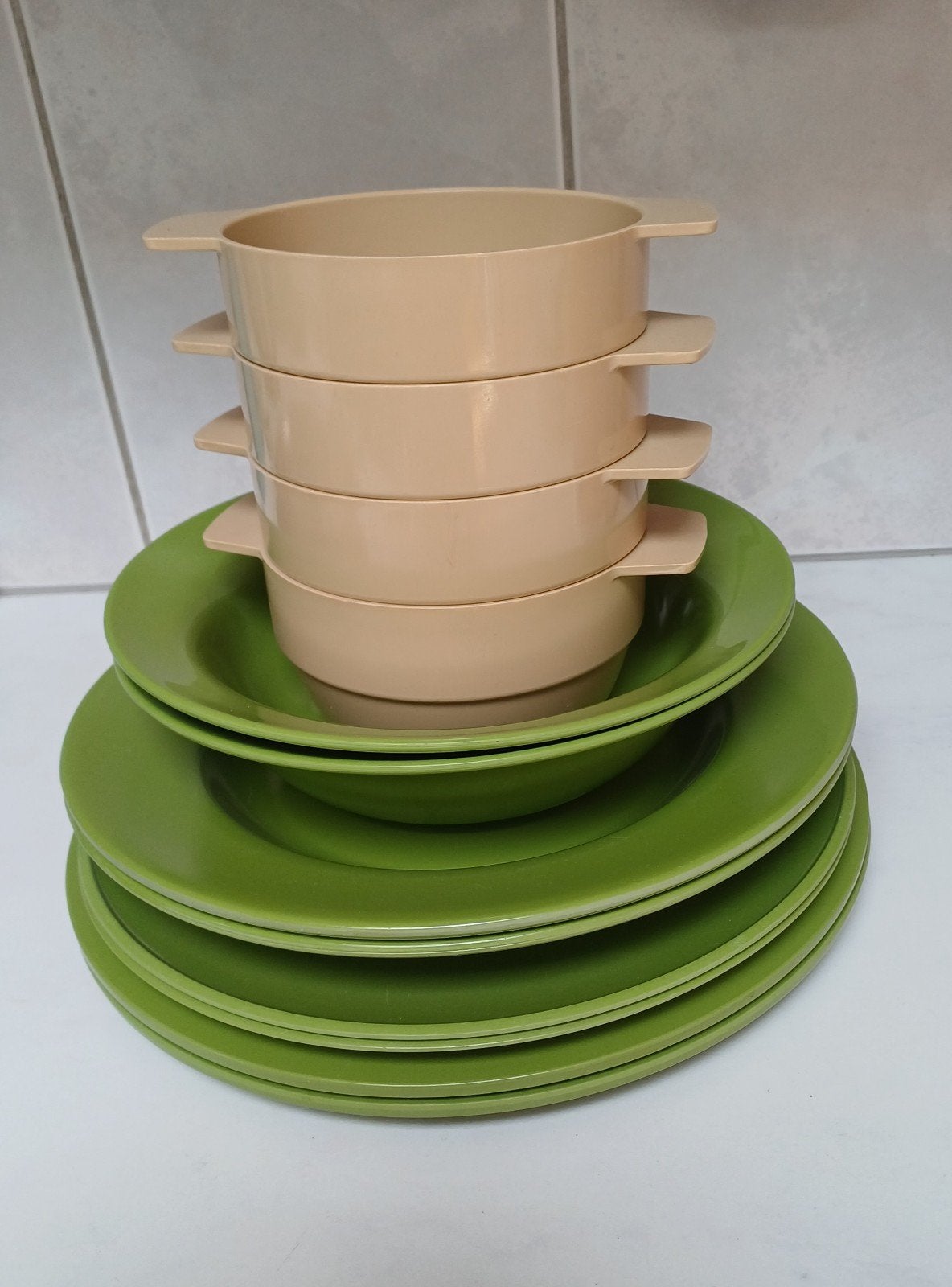 Retro Mepal servies, Ophalen of Verzenden