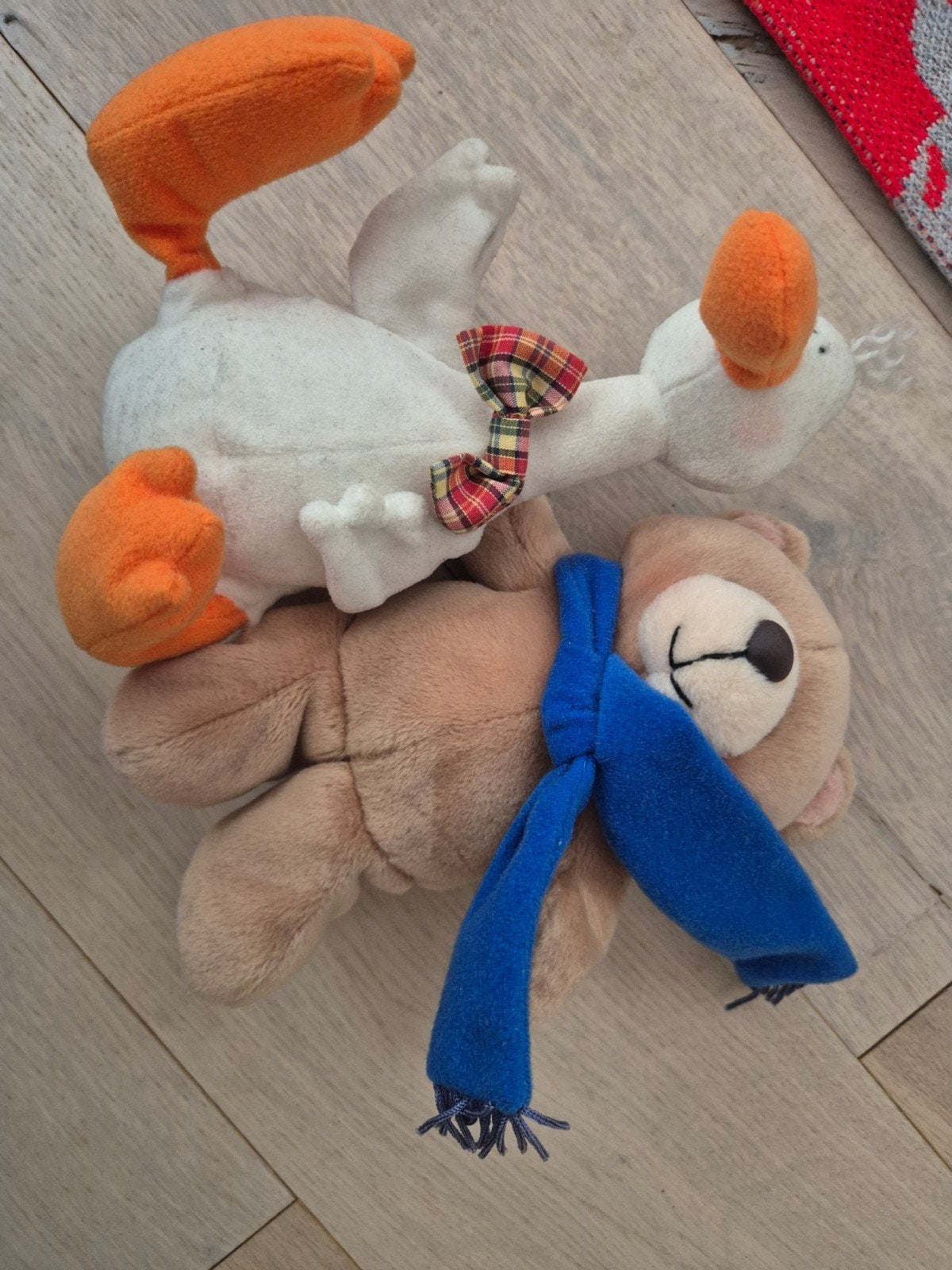 Knuffels: Gans en Beer  forever friends. Zo goed als nieuw, Kinderen en Baby's, Speelgoed | Knuffels en Pluche, Zo goed als nieuw