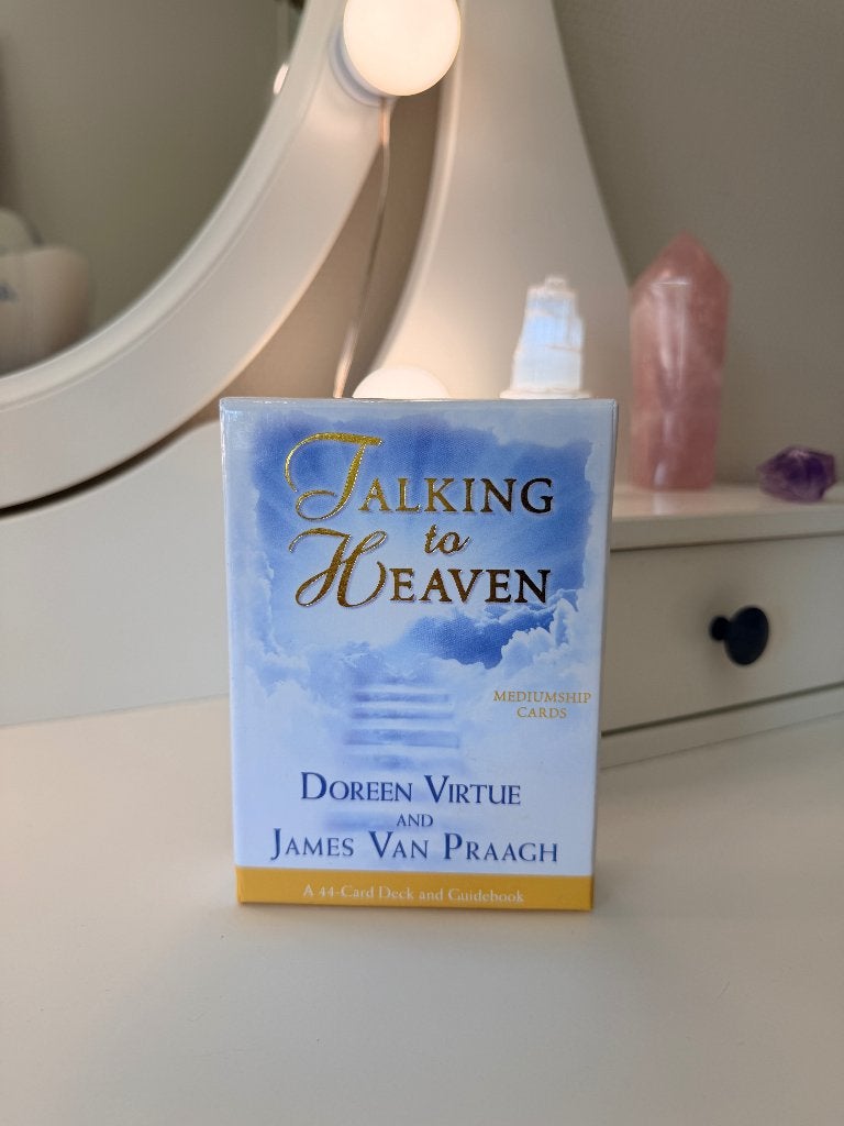 Doreen Virtue Talking to heaven Orakelkaarten, Boeken, Ophalen of Verzenden, Gelezen, Tarot of Kaarten leggen, Overige typen