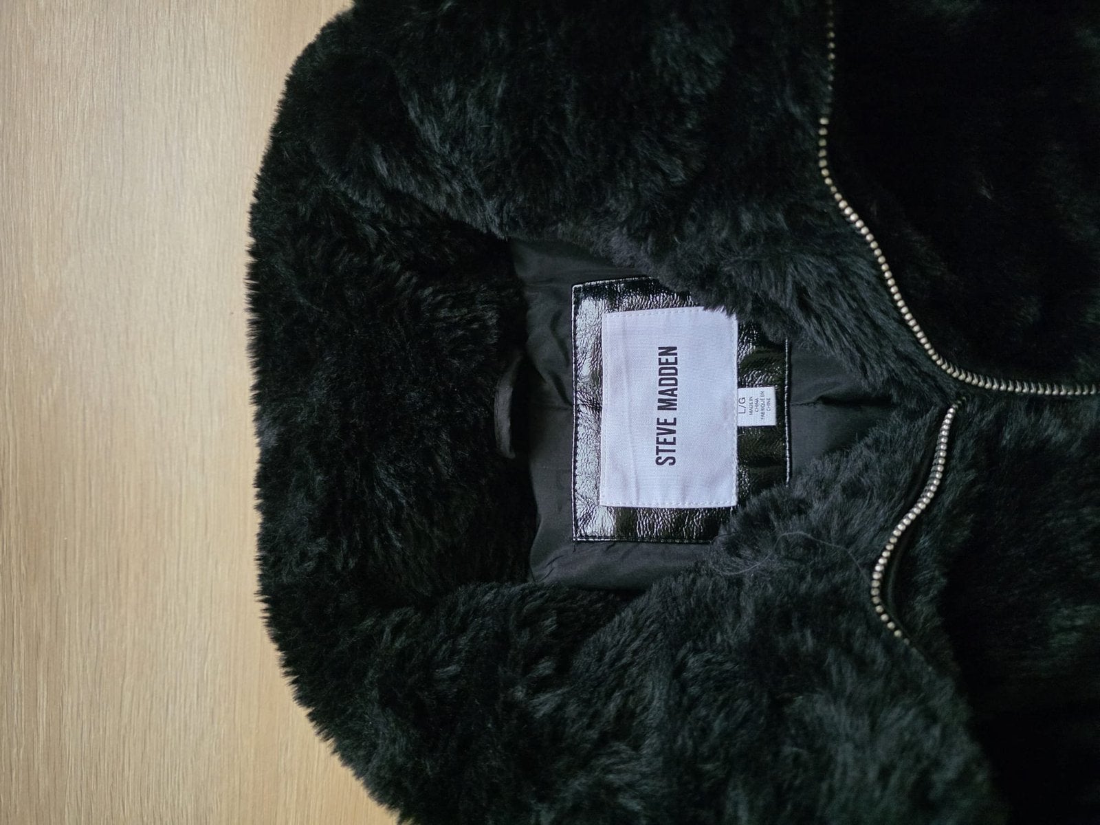Zwarte steve madden jas, Ophalen, Nieuw, Zwart