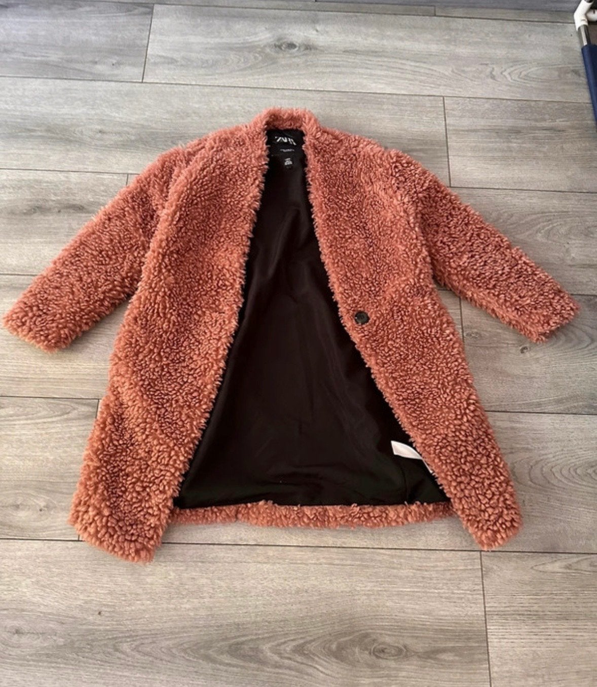 Zara Teddy Jas Roze/Bruin - Maat XS, Ophalen of Verzenden, Zo goed als nieuw, Maat 38/40 (M), Roze