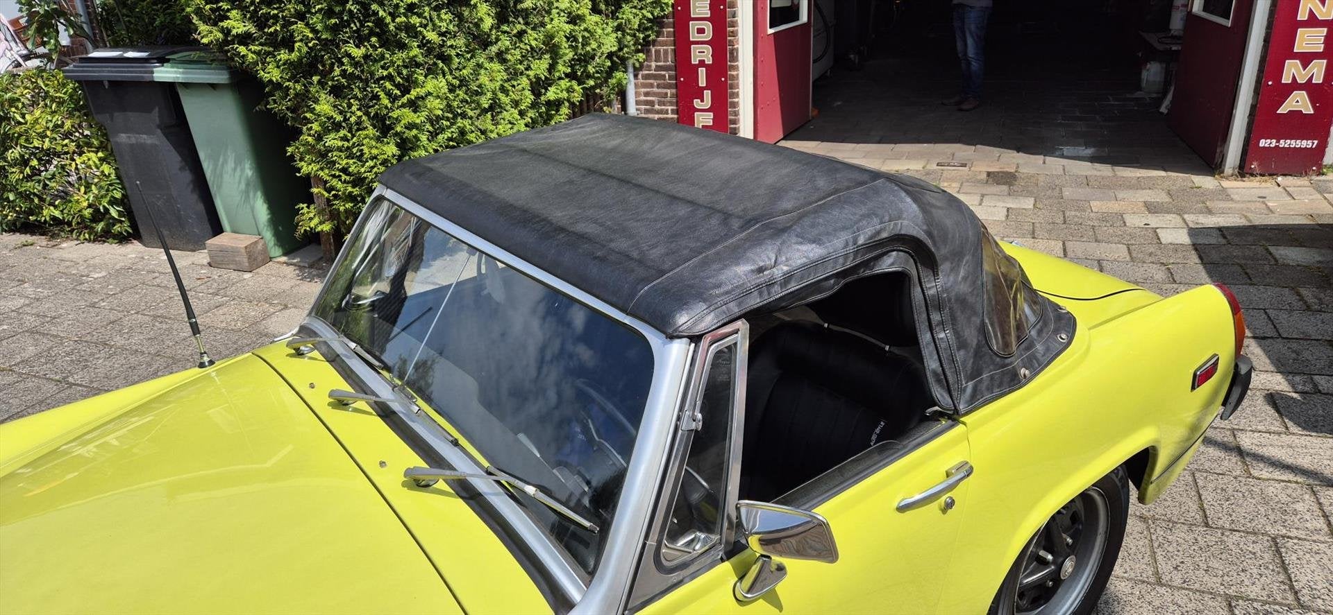 MG Midget 1.5, 65 pk, Cabriolet, Geel, Bedrijf