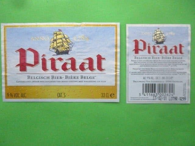 bieretiket Belgie 10-6 (J12) bios, Verzamelen, Biermerken, Ophalen of Verzenden, Gebruikt, Overige typen, Overige merken