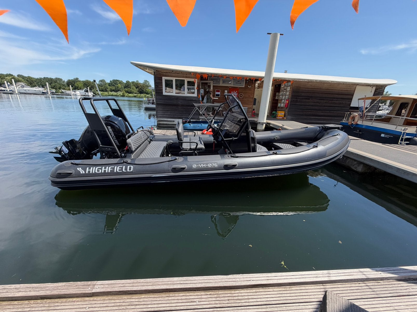Highfield Patrol 600 2024 met 150pk Mercury incl. Trailer!, Watersport en Boten, Ophalen, Overige materialen, 6 m, Zo goed als nieuw