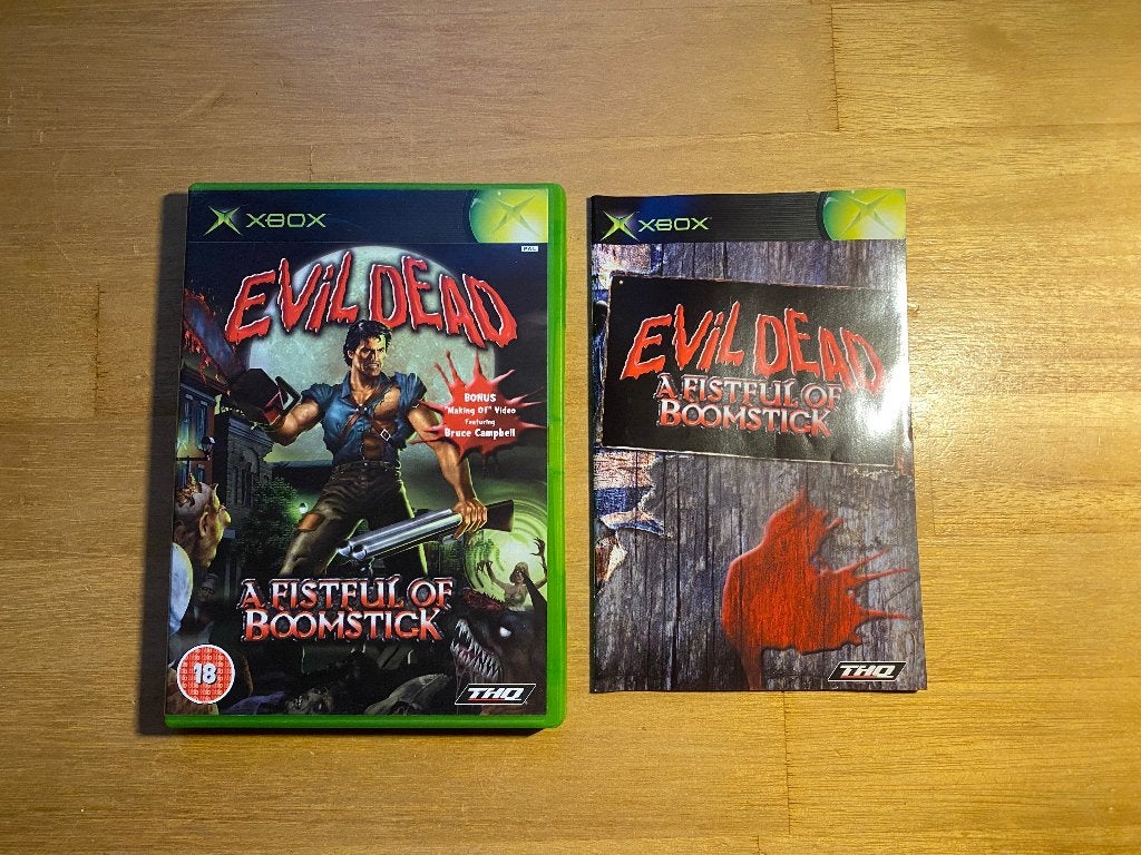 evil dead a fistful of boomstick xbox, Spelcomputers en Games, Games | Xbox Original, 1 speler, Racen en Vliegen, Ophalen of Verzenden
