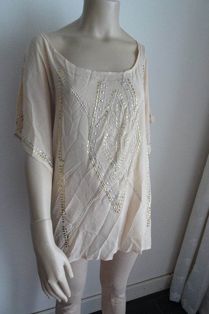 leuke nieuwe doorschijnende top maat S/M, Kleding | Dames, Tops, Nieuw, Maat 36 (S), Overige kleuren, Korte mouw, Ophalen