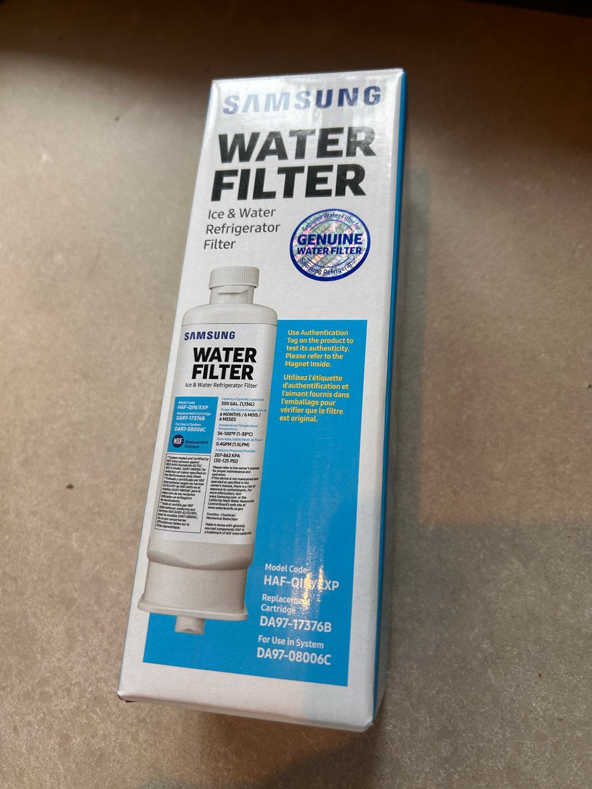 Nieuw Samsung HAF-QIN/EXP waterfilter voor koelkast, Ophalen of Verzenden, Nieuw