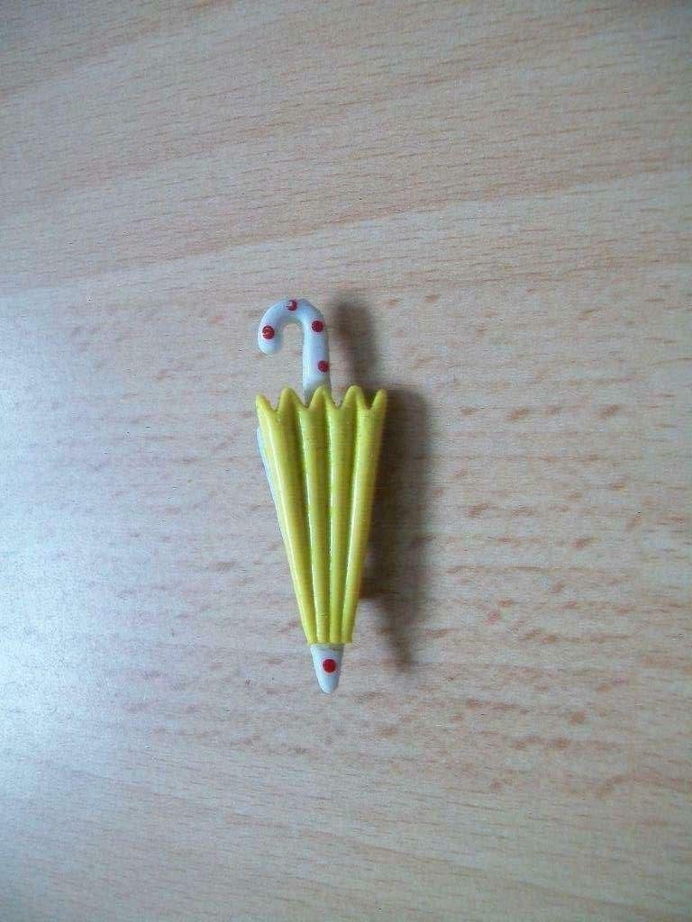Vintage oud speldje / pin paraplu, Verzamelen, Ophalen of Verzenden, Gebruikt, Overige onderwerpen, Speldje of Pin