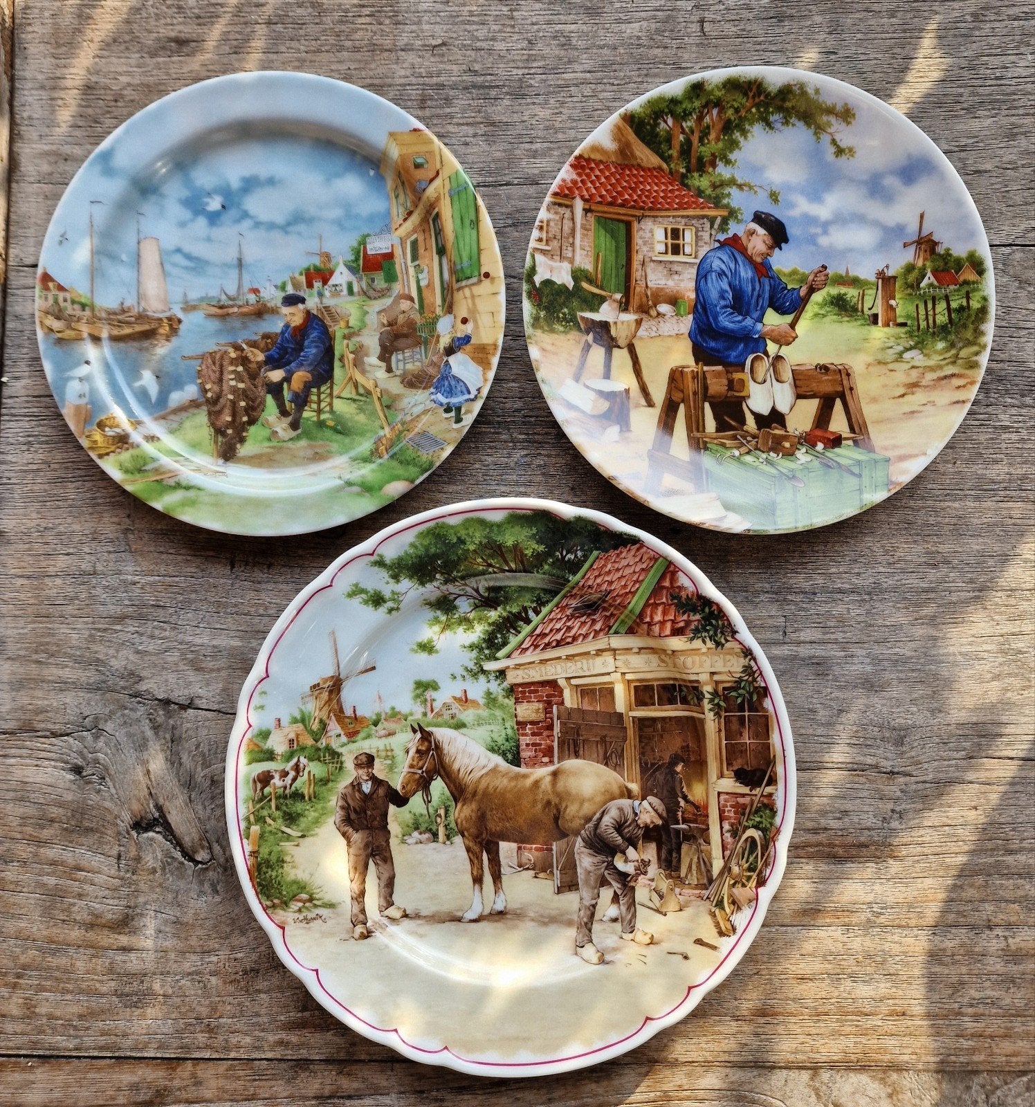 3 decoratieve wandborden - ter Steege, Ophalen