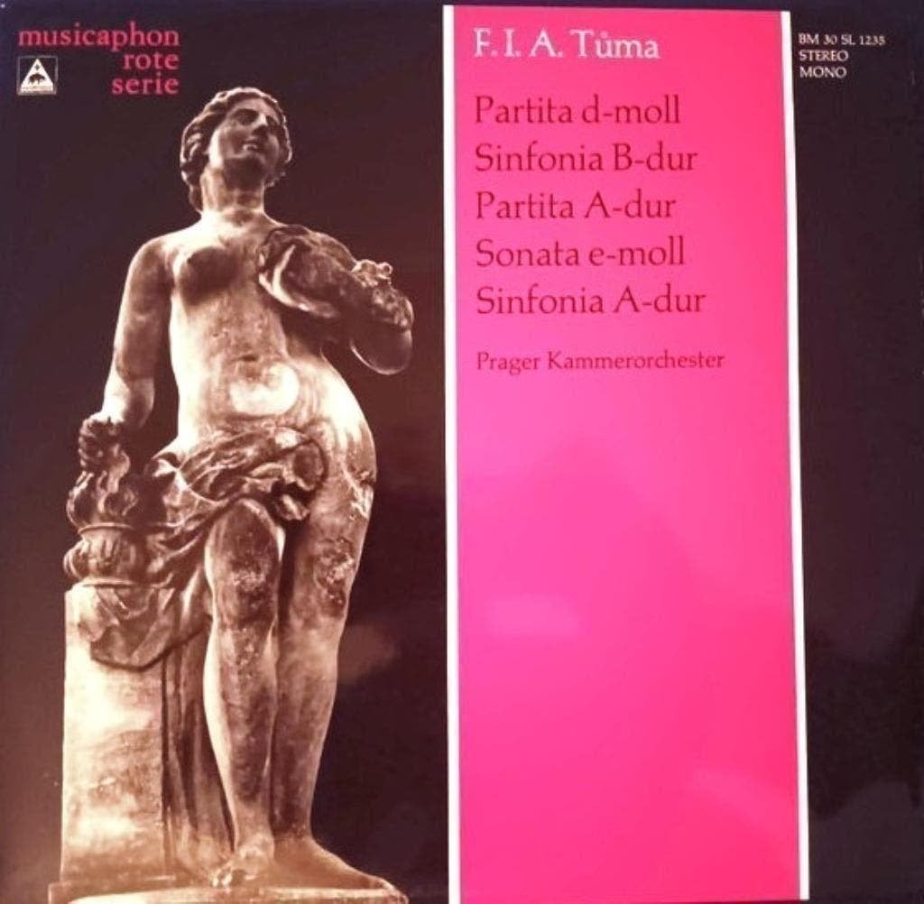 FIA Tuma-Prager Kammerorchester-Partita Sinfonia Sonata, Kamermuziek, Ophalen of Verzenden, Zo goed als nieuw, 12 inch