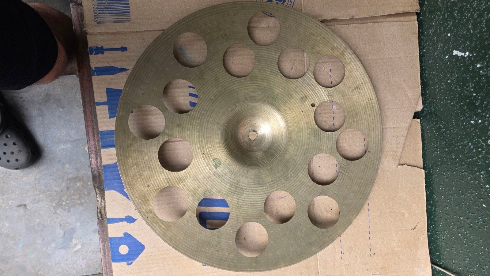 zildjian 16 inch medium crash, Ophalen of Verzenden, Gebruikt, Overige merken