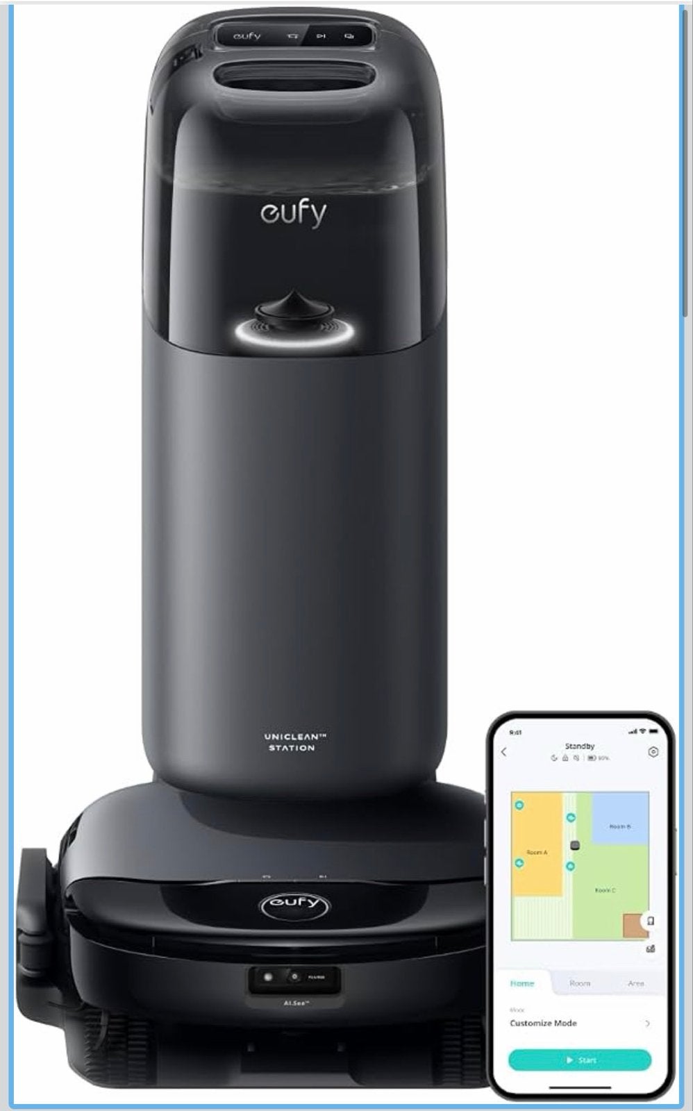 Eufy S1 HydroJet Robotstofzuiger met Dweil - Nieuw, Overige merken, Nieuw, Ophalen of Verzenden, Robotstofzuiger
