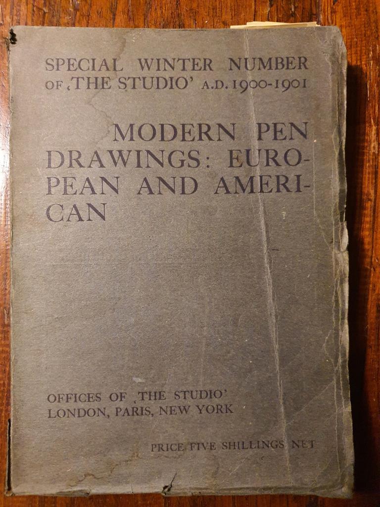 Modern pen drawings : european and american the Studio 1900, Antiek en Kunst, Antiek | Boeken en Bijbels, Ophalen of Verzenden