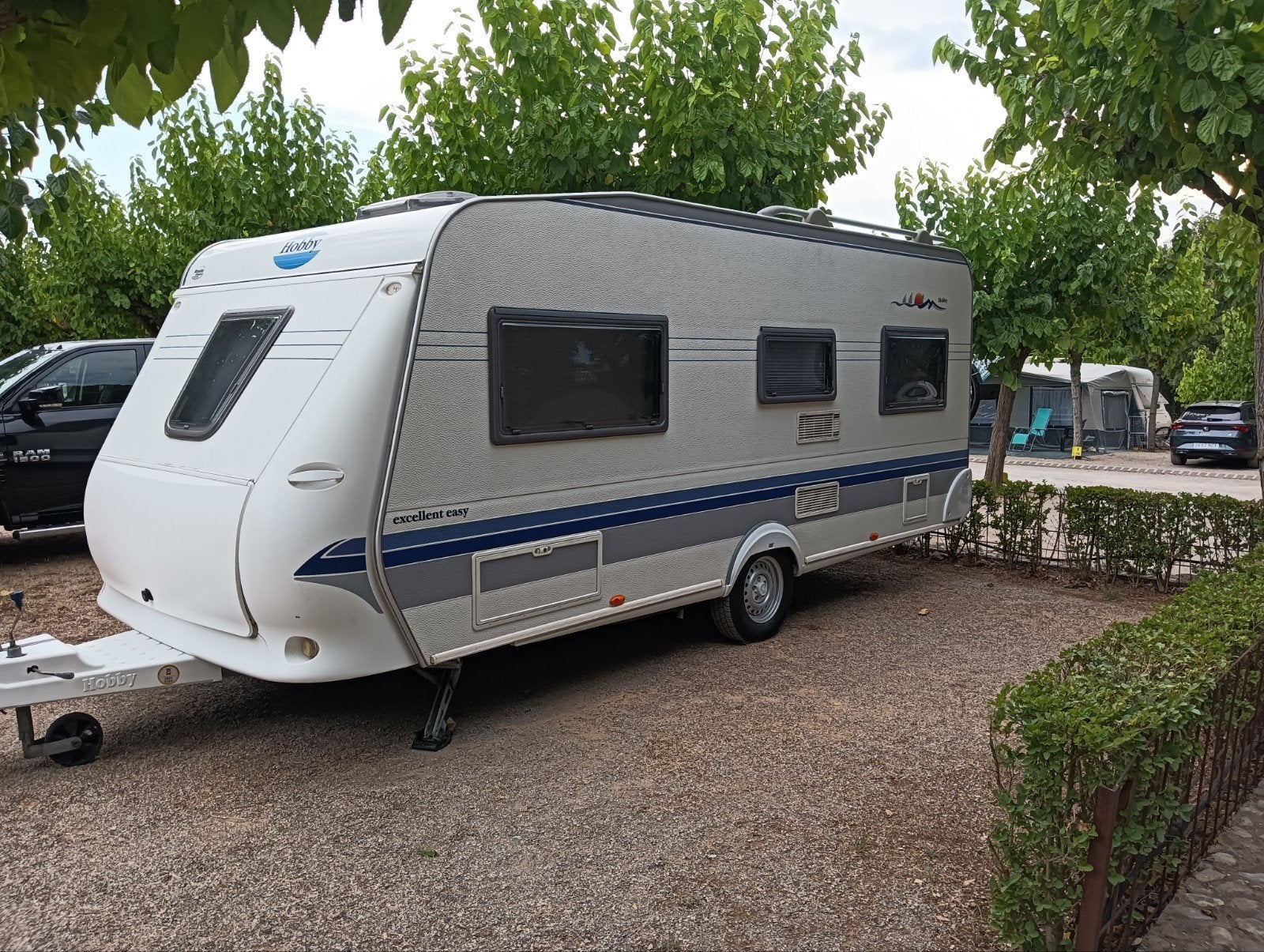 hobby 495 excellent, Caravans en Kamperen, Ophalen of Verzenden, Gebruikt