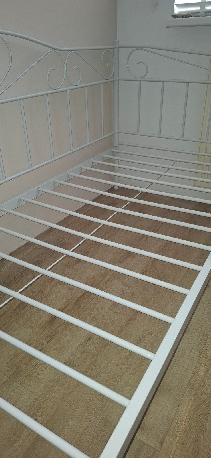 Prinsessenbed 90x200 in nette staat, Ophalen, 90 cm, Eenpersoons, Wit