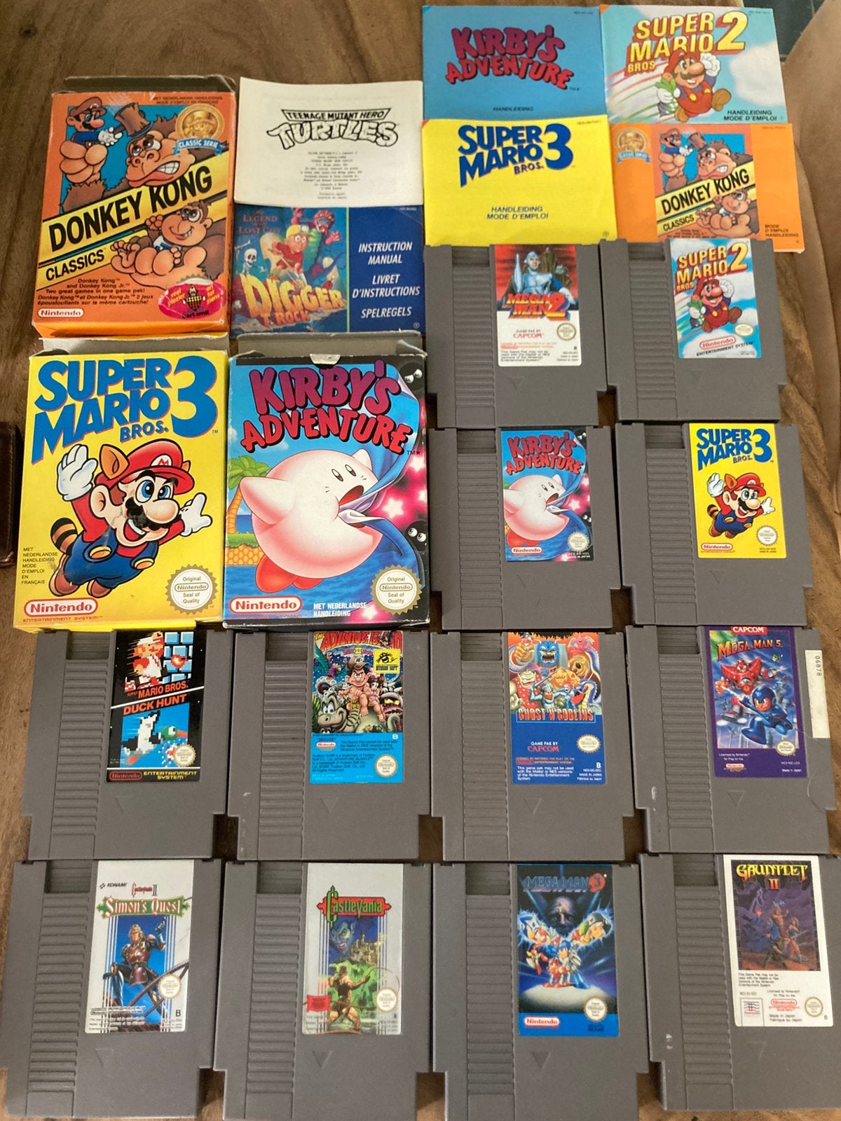Nintendo NES games in een koop, Avontuur en Actie, 1 speler, Ophalen of Verzenden, Zo goed als nieuw