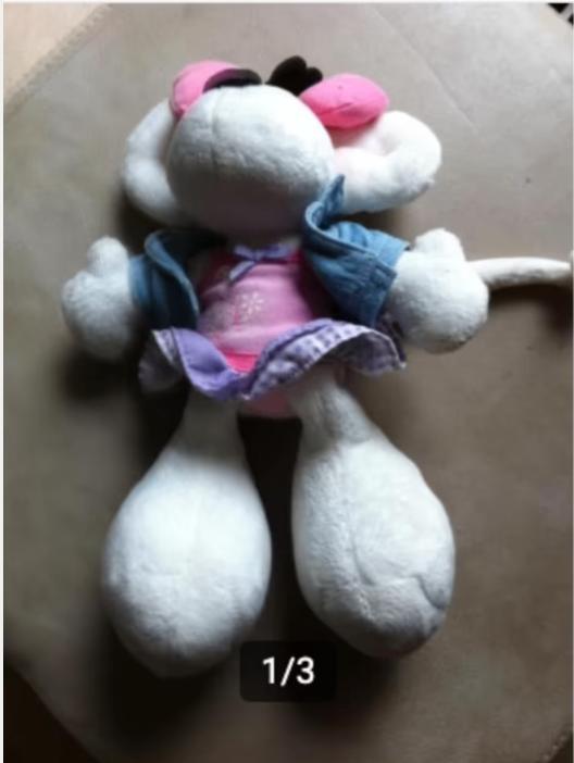 Knuffel Diddlina lengte 30 cm, Ophalen of Verzenden, Zo goed als nieuw, Overige typen