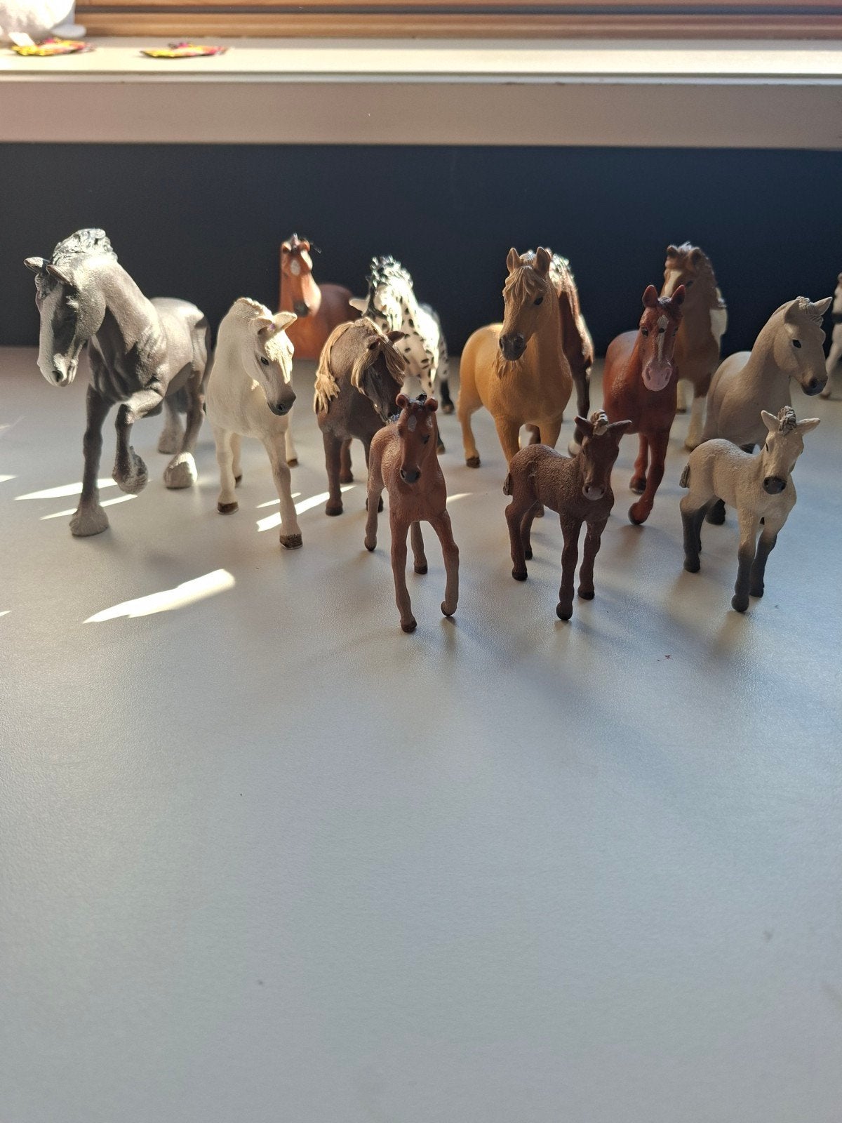 Schleich paarden te koop (in koop of los), Ophalen of Verzenden, Zo goed als nieuw, Paard, Beeldje of Figuurtje
