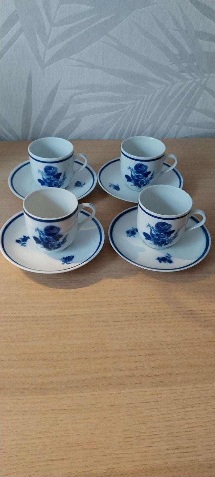 Mosa Maastricht Holland koffiekopjes met schotels, Antiek en Kunst, Ophalen of Verzenden