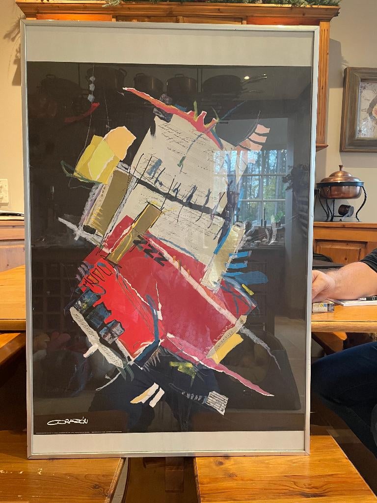 "Corazon" in frame met glas  van Verkerke gallery, Verzamelen, Ophalen, Met lijst, Zo goed als nieuw, A1 t/m A3