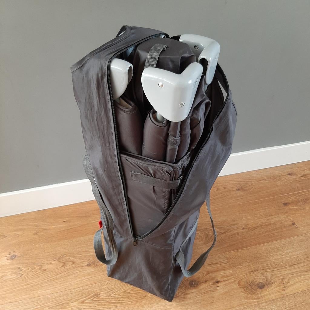 Kees Verrijdbaar Campingbedje 60x120 cm Antraciet, Ophalen, Gebruikt, Reisbedje