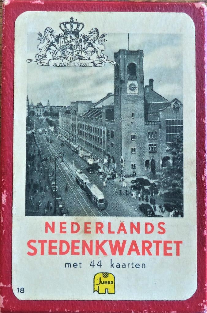 2x Nederlandse STEDENKWARTET - Groningen 486.000 inw. DHL., Ophalen of Verzenden, Gebruikt, Kwartet(ten)