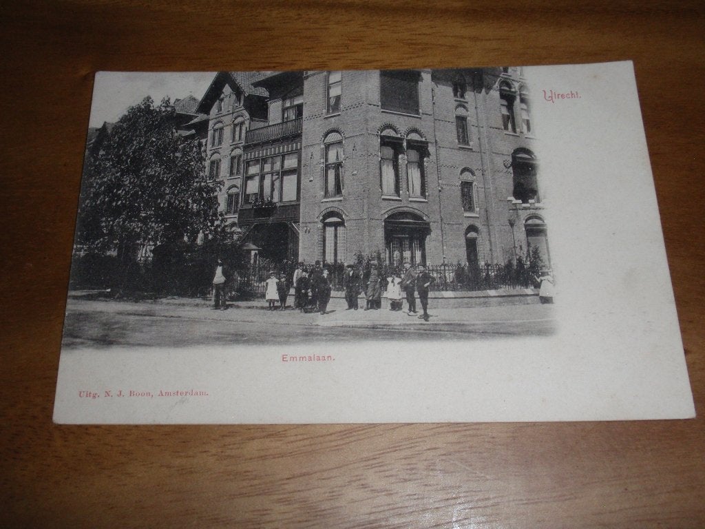 Utrecht Emmalaan  Uitg Boon, Verzenden, Voor 1920, Ongelopen, Utrecht