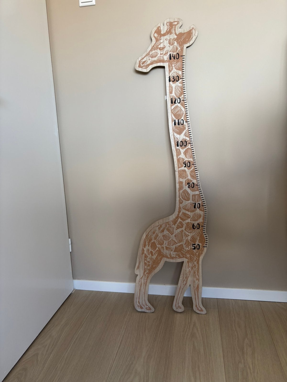Atmosphera kindermeetlat Giraffe Hout - Nieuw, Ophalen, Nieuw, Overige merken, Wanddecoratie