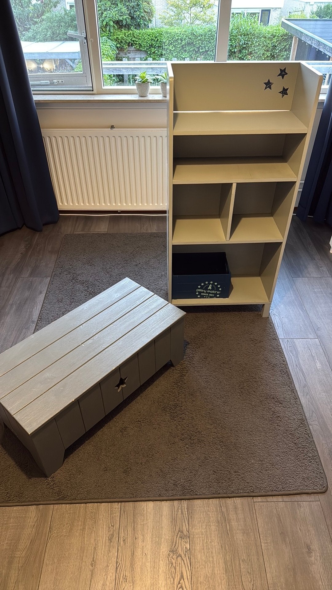 Kinderkamer boekenkast ladekast kast stoer lief, Ophalen, Gebruikt, Kast, 105 cm of meer