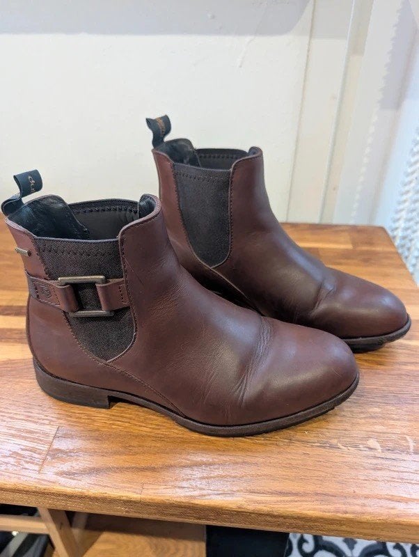 Dubarry Monaghan bruine leren Chelsea laarzen mt 37, Dubarry, Bruin, Lage of Enkellaarzen, Ophalen of Verzenden