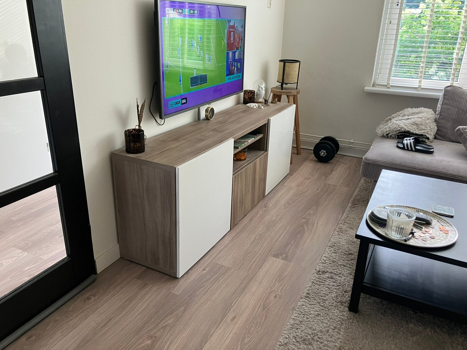 IKEA besta tvkast / dressoir, Huis en Inrichting, Ophalen, Gebruikt, 150 tot 200 cm, Minder dan 100 cm