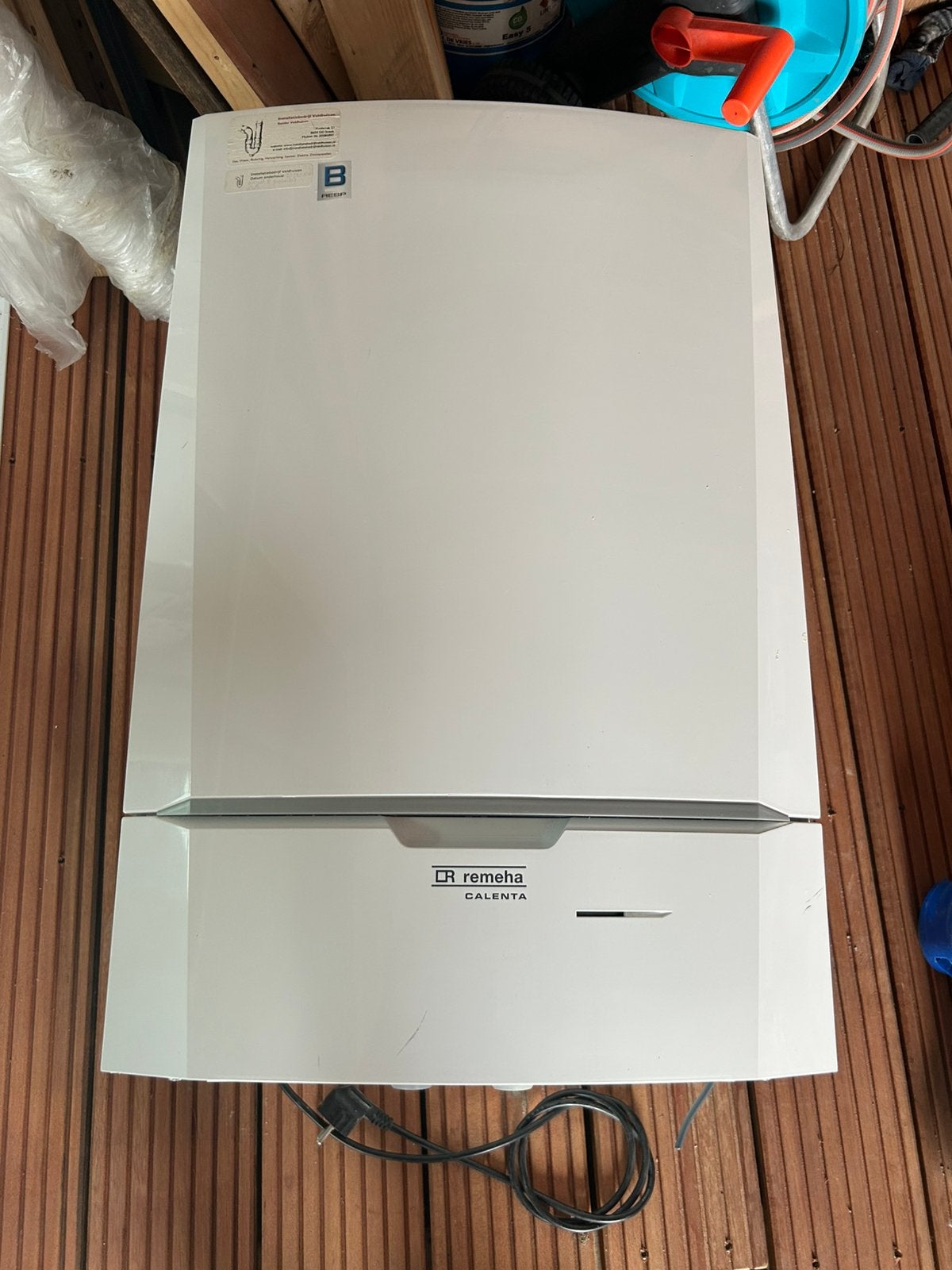 Remeha Calenta 40c, Ophalen, Geiser, Zo goed als nieuw, Minder dan 20 liter