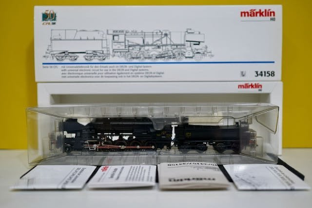 Märklin H0 Stoomlocomotief 34158 BR 58.30 DRG Nieuw..., Wisselstroom, Locomotief, Verzenden, Nieuw