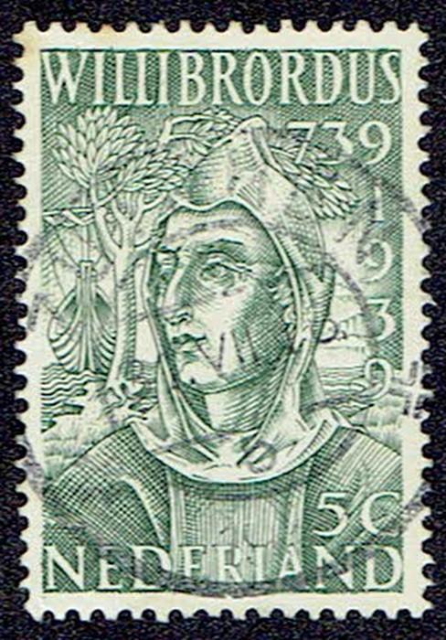 Nederland 1939, Willibrordus, 5 cent., Verzenden, T/m 1940, Gestempeld
