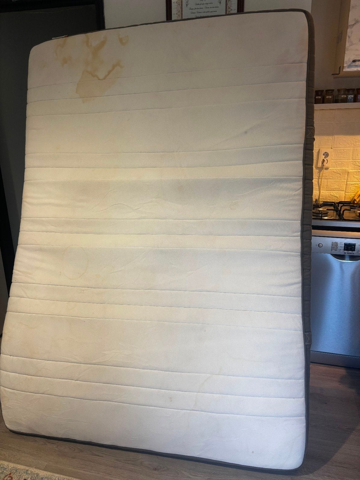 GRATIS - IKEA Hövåg matras, 140x200 cm, Ophalen of Verzenden, Gebruikt, Tweepersoons, 140 cm
