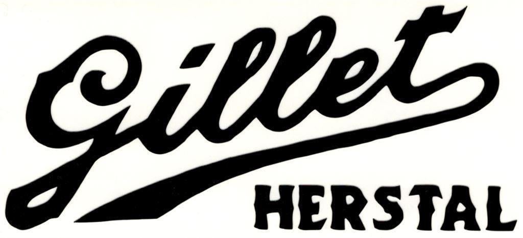 Gillet Herstal sticker #2, Motoren, Accessoires | Stickers, Ophalen of Verzenden