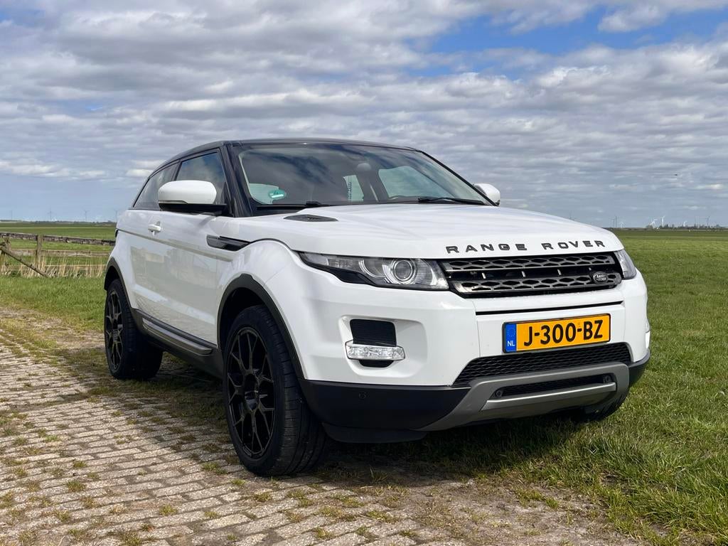 Land Rover Range Rover Evoque leer/automaat, Auto's, Land Rover, Automaat, 1800 kg, 4 cilinders, 4 stoelen