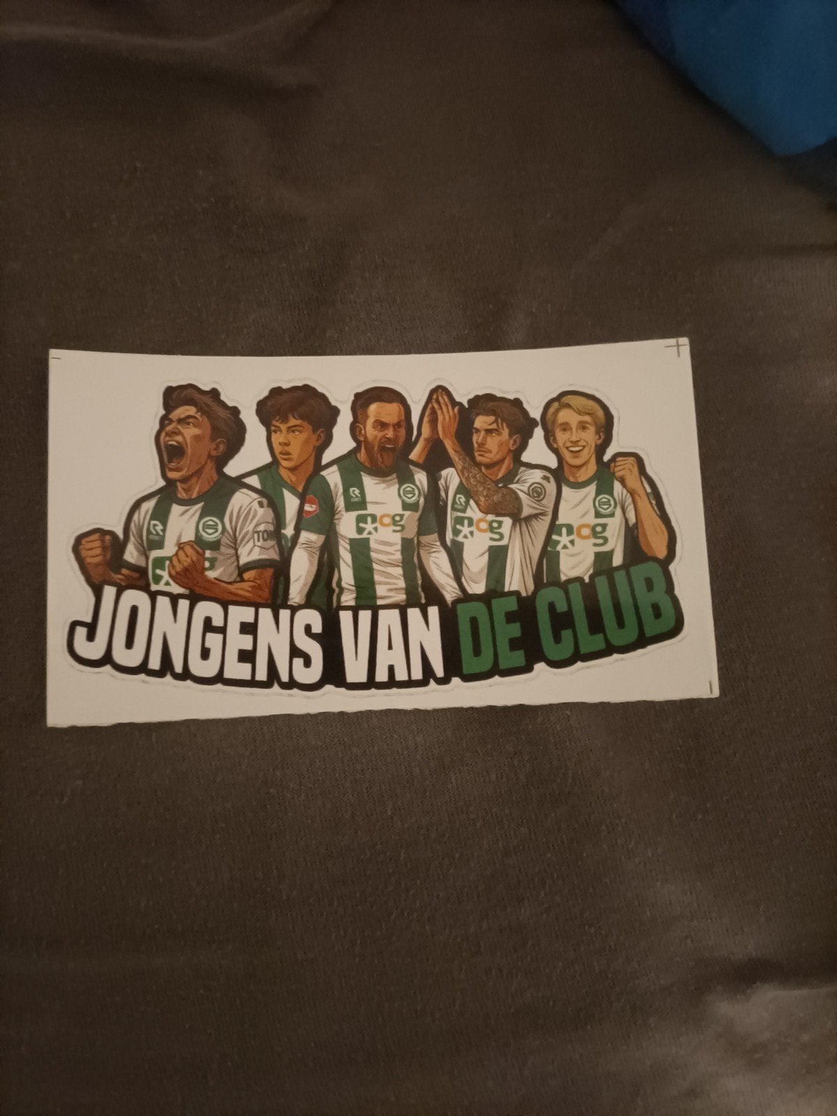 Groningen Sticker - Jongens van de Club, Ophalen of Verzenden