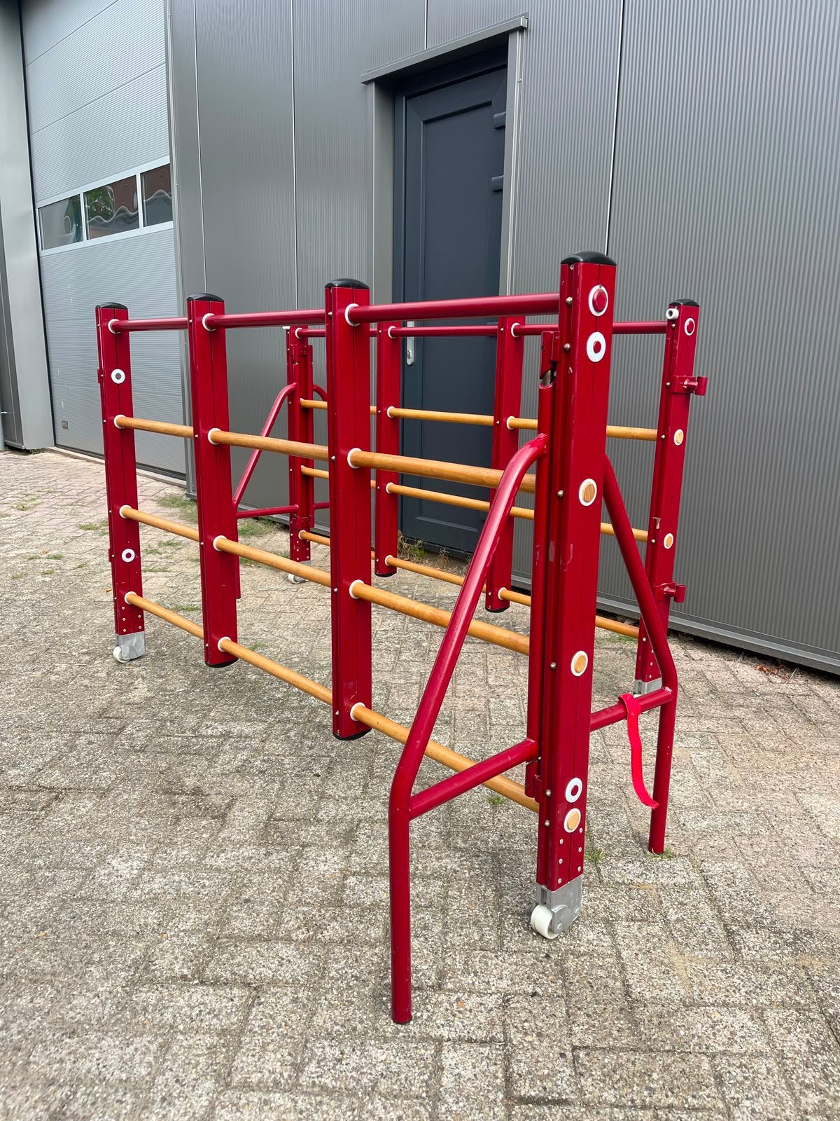 Vrijstaand klimrek/ met wandmontage. 3 delen in goede staat, Sport en Fitness, Ophalen, Gebruikt, Materiaal