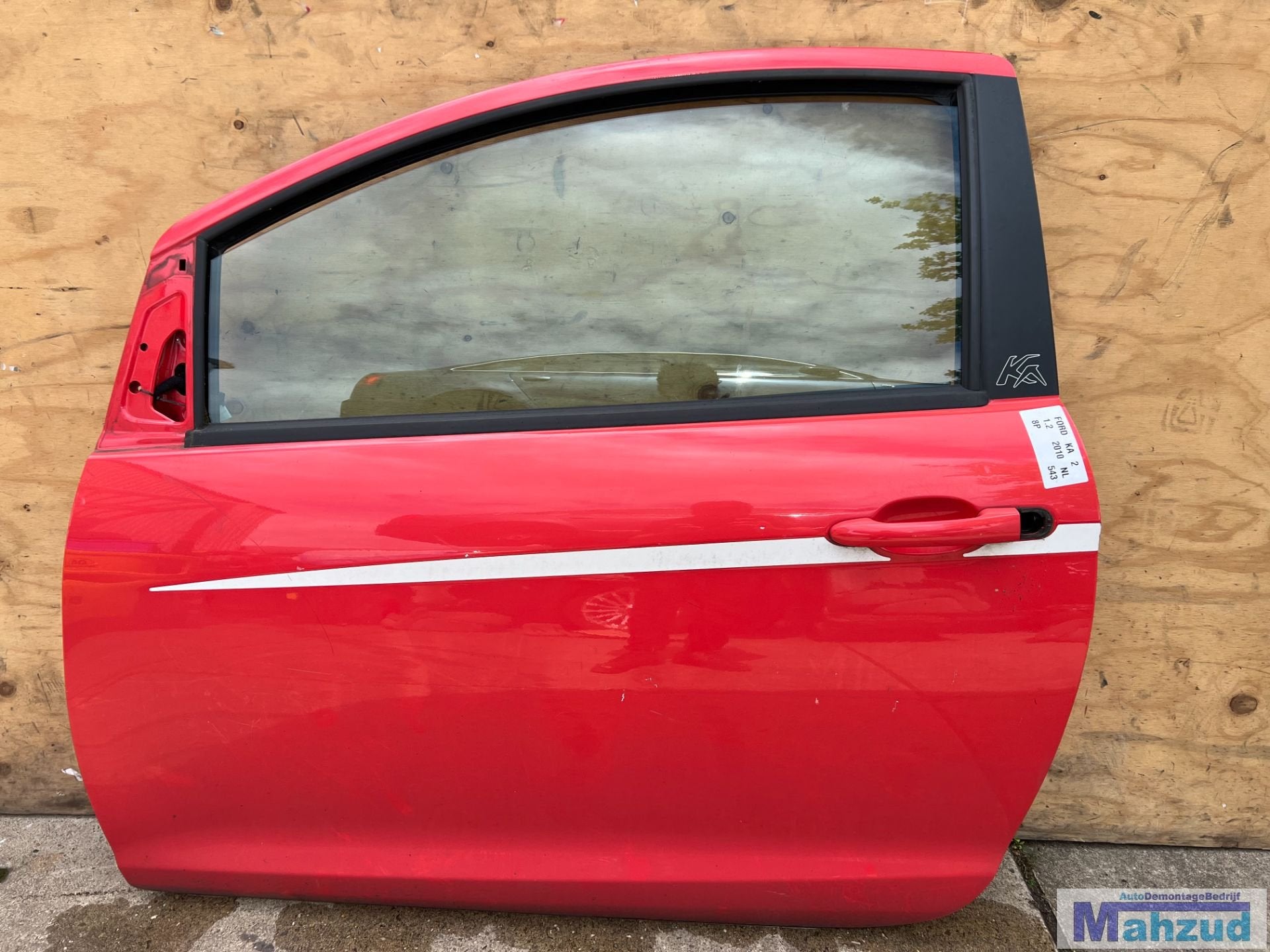 FORD KA 2 Rood 8P links deur portier 2008-2016, Gebruikt, Deur, Info@ford.com, Ophalen of Verzenden